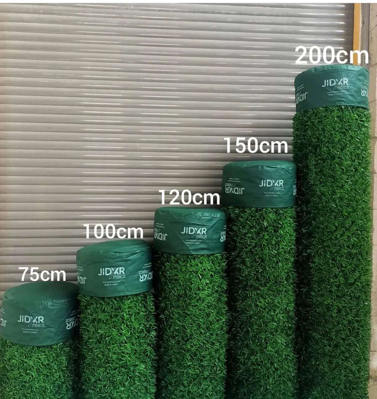 custom size grass fence panels