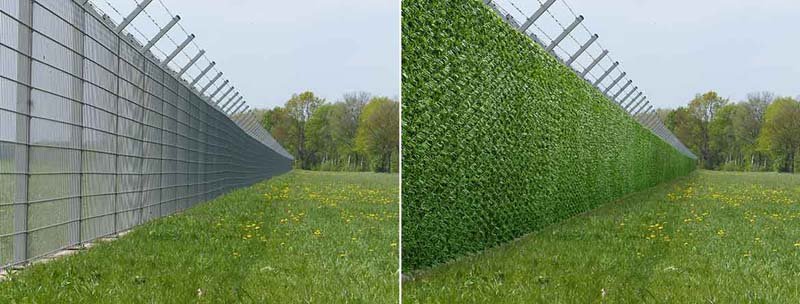 Grass fence ideas