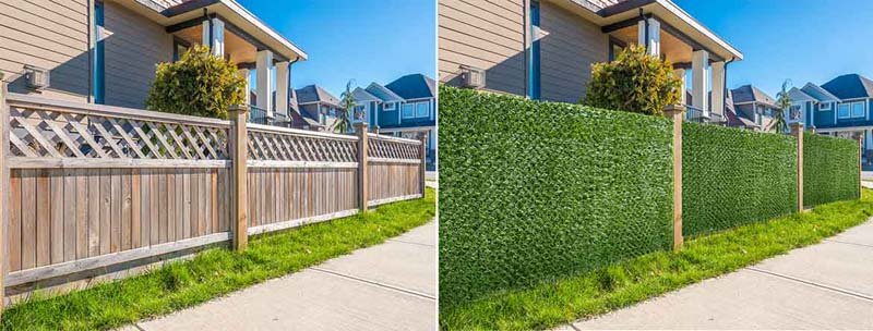 Grass fence ideas