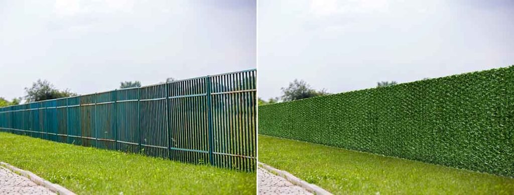 Grass fence ideas
