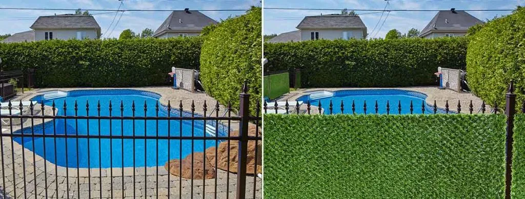 Grass fence ideas