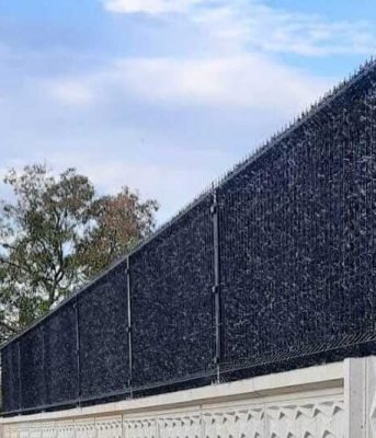 grey Anthracite Grass Fence