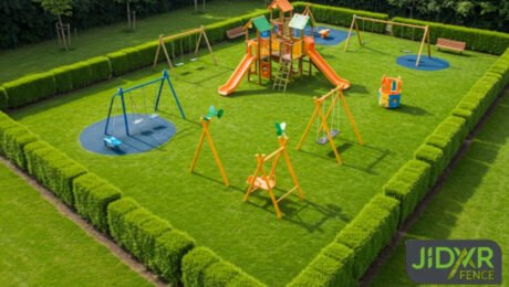 Eco-Friendly Wind Barriers Protect Parks & Sidewalks with Stylish Grass Fencing