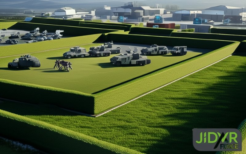 Why Should Grass Fences Be Used in Military Areas